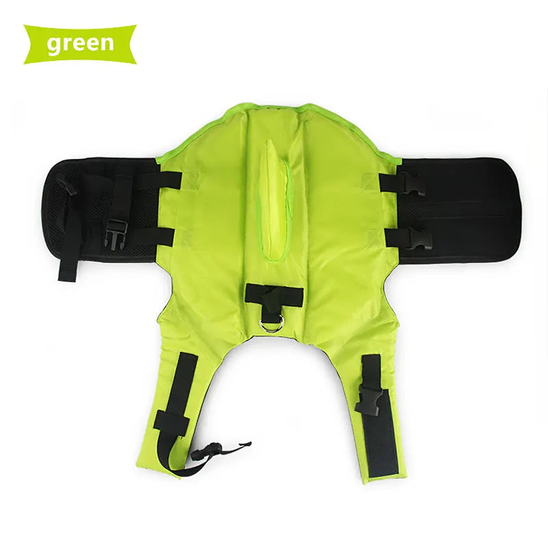 Dog life jacket in shark design – life vest for dogs for swimming, lightweight summer swimwear for pets
