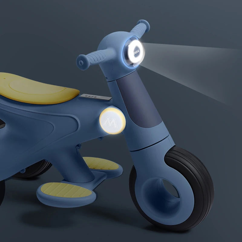 Beleuchtetes, musikalisches, elektrisches Dreirad-Motorrad-Spielzeug für Kinder – ideal für draußen