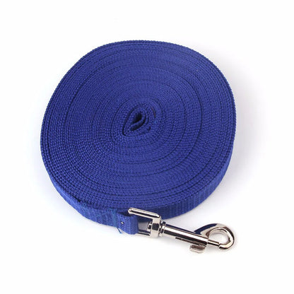Nylon training leash for dogs – robust lead for walks and training, suitable for dogs and cats – Lengths: 1.5 m, 1.8 m, 3 m, 4.5 m, 6 m or 10 m.