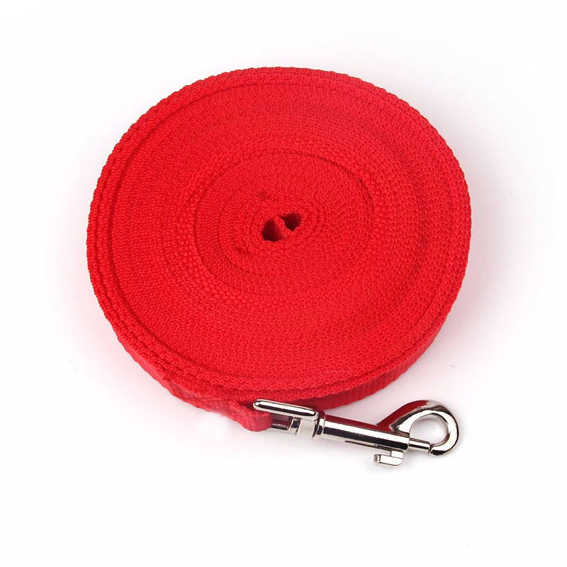 Nylon training leash for dogs – robust lead for walks and training, suitable for dogs and cats – Lengths: 1.5 m, 1.8 m, 3 m, 4.5 m, 6 m or 10 m.