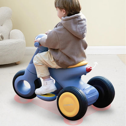 Beleuchtetes, musikalisches, elektrisches Dreirad-Motorrad-Spielzeug für Kinder – ideal für draußen