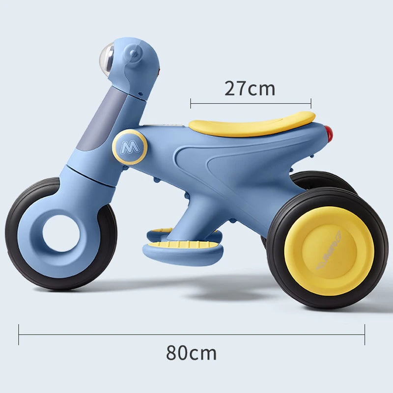 Beleuchtetes, musikalisches, elektrisches Dreirad-Motorrad-Spielzeug für Kinder – ideal für draußen