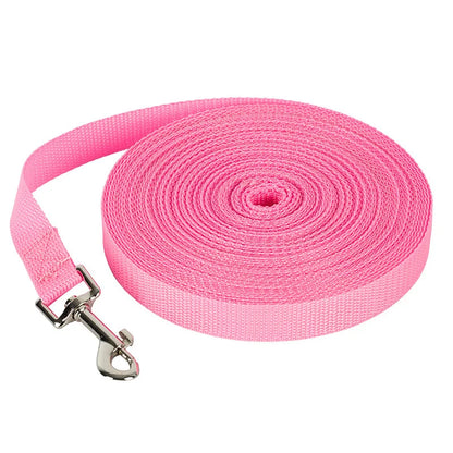 Nylon training leash for dogs – robust lead for walks and training, suitable for dogs and cats – Lengths: 1.5 m, 1.8 m, 3 m, 4.5 m, 6 m or 10 m.