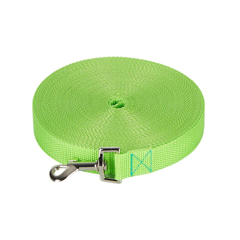 Nylon training leash for dogs – robust lead for walks and training, suitable for dogs and cats – Lengths: 1.5 m, 1.8 m, 3 m, 4.5 m, 6 m or 10 m.