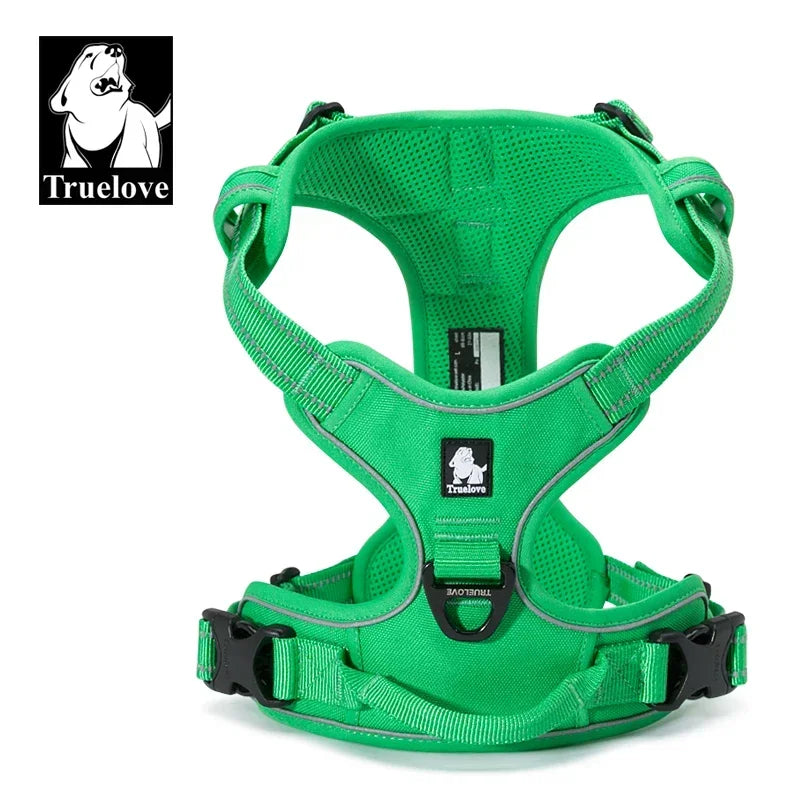 Truelove "No-Pull" Dog Harness – Adjustable, Softly Padded Dog Vest Harness – Reflective, Choke-Free & with Easy-Control Handle – Model