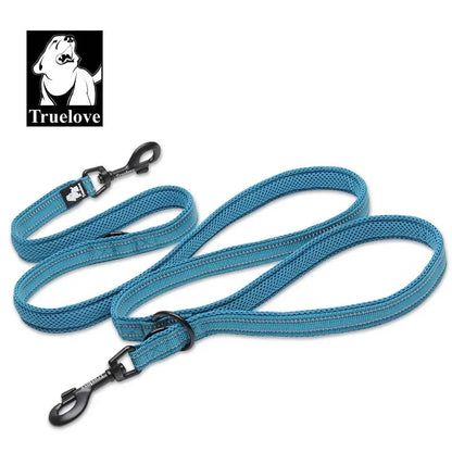 Truelove 7-in-1 Multifunctional Dog Leash – Adjustable, Hands-Free, for Training & Reflective – Multi-Purpose Leash for Walking 2 Dogs