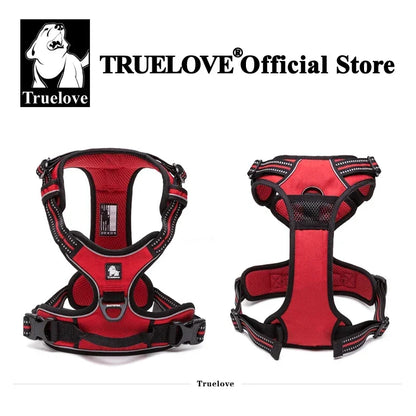 Truelove "No-Pull" Dog Harness – Adjustable, Softly Padded Dog Vest Harness – Reflective, Choke-Free & with Easy-Control Handle – Model