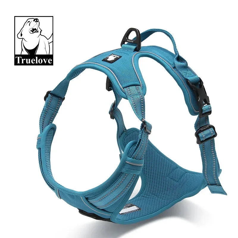 Truelove "No-Pull" Dog Harness – Adjustable, Softly Padded Dog Vest Harness – Reflective, Choke-Free & with Easy-Control Handle – Model