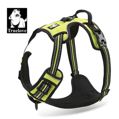 Truelove "No-Pull" Dog Harness – Adjustable, Softly Padded Dog Vest Harness – Reflective, Choke-Free & with Easy-Control Handle – Model