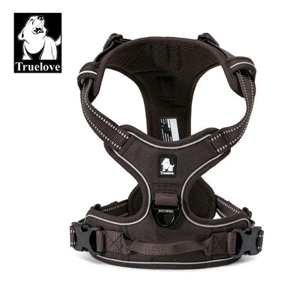 Truelove "No-Pull" Dog Harness – Adjustable, Softly Padded Dog Vest Harness – Reflective, Choke-Free & with Easy-Control Handle – Model