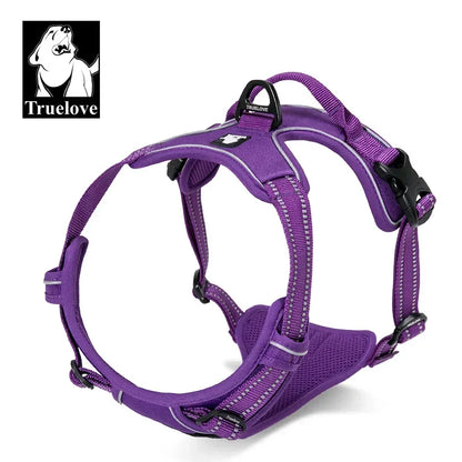 Truelove "No-Pull" Dog Harness – Adjustable, Softly Padded Dog Vest Harness – Reflective, Choke-Free & with Easy-Control Handle – Model