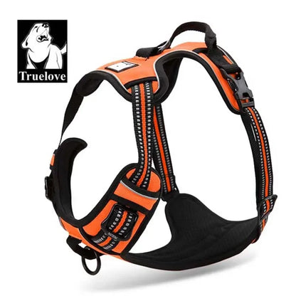 Truelove "No-Pull" Dog Harness – Adjustable, Softly Padded Dog Vest Harness – Reflective, Choke-Free & with Easy-Control Handle – Model